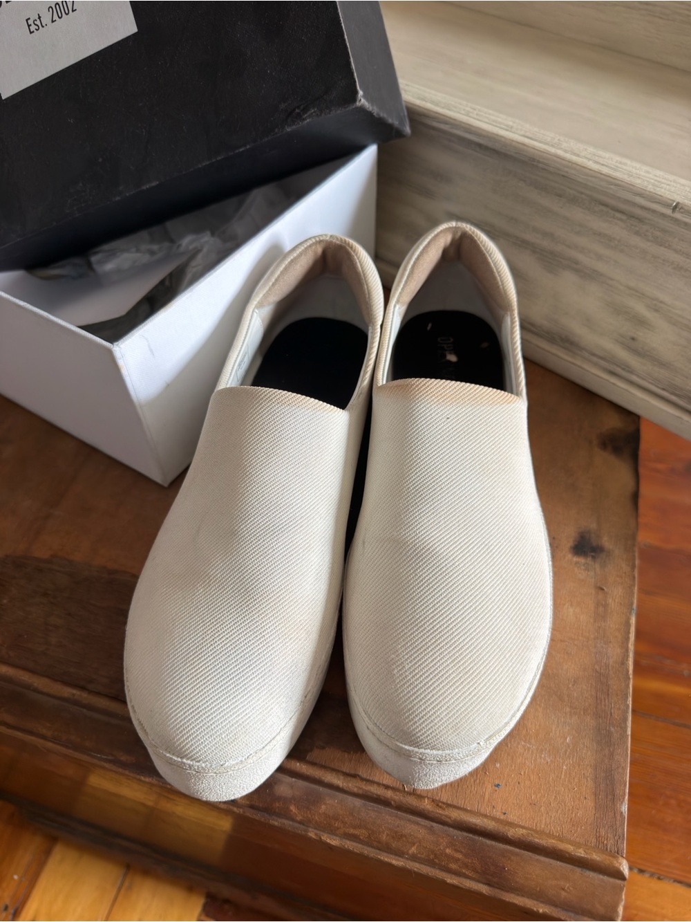 Opening Ceremony Slip-On Platform Sneakers in White